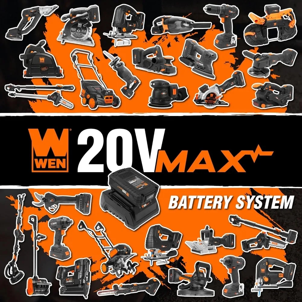 20V Max Cordless Reciprocating Saw, Brushless Compact One-Handed Design with 4.0 Ah Battery and Charger
