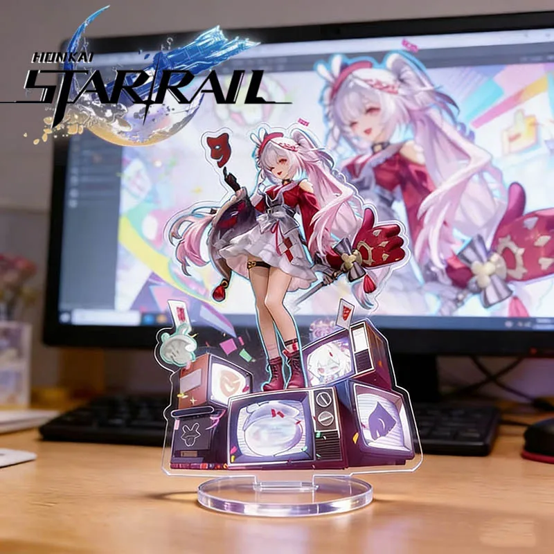 

Game Honkai Star Rail Sparkle Sparxie Cosplay Figure Stand Kawaii Acrylic Standing Plate Accessories Ornament Decoration Prop