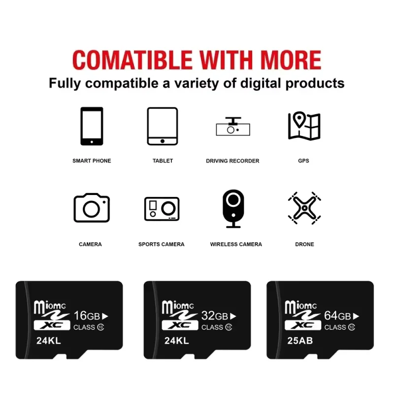 1/5PCS 10 Categories High-speed Memory card 4/8/16/32/64/128GB sd card Mini TF card is used to monitor the drone tachograph - view 6