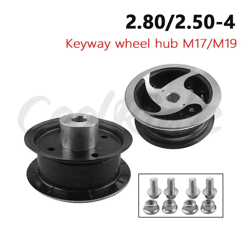 

For elderly scooter electric tricycle off-road kart wheel hub accessories new 2.80/2-4 split type wind-fire keyway wheel hub