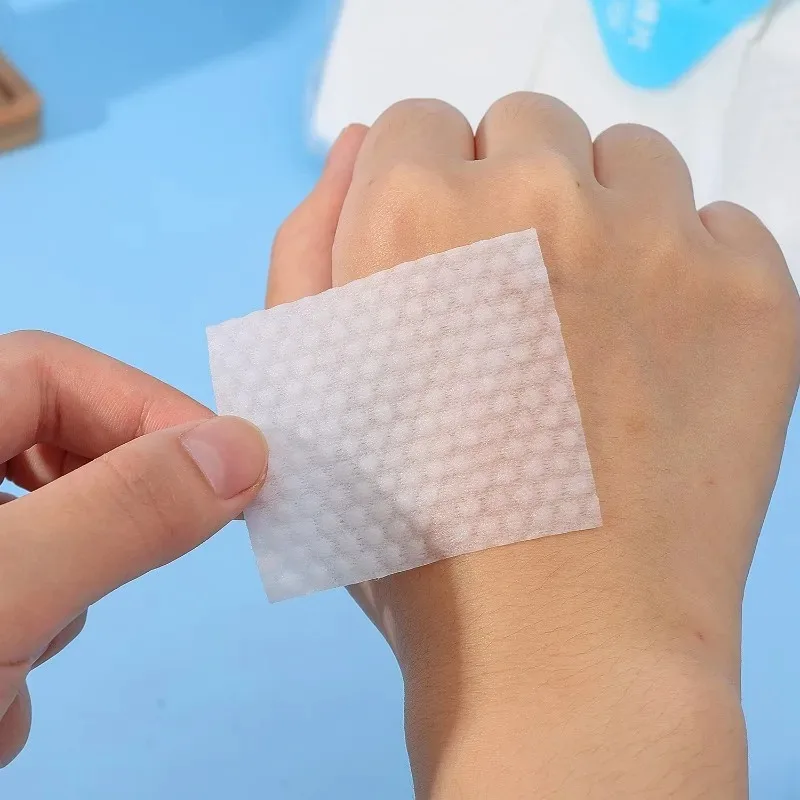 Tampons de coton jetables à motif de perles, nettoyage quotidien du visage, outil de beauté, dissolvant cosmétique, gain d'eau, lingettes de maquillage, accessoires