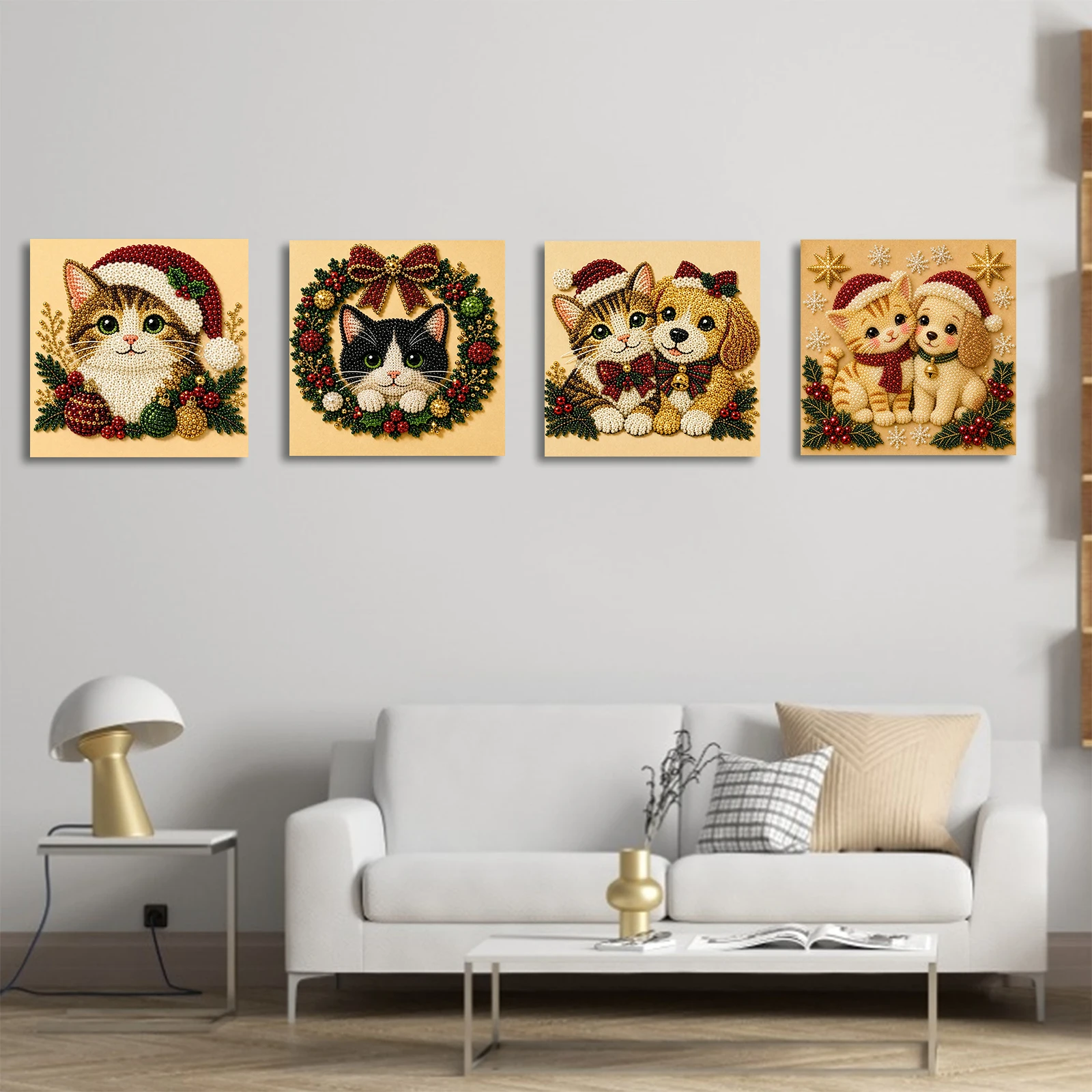 Resin Art Painting - Kit de Arte com Pérolas Autoadesivas