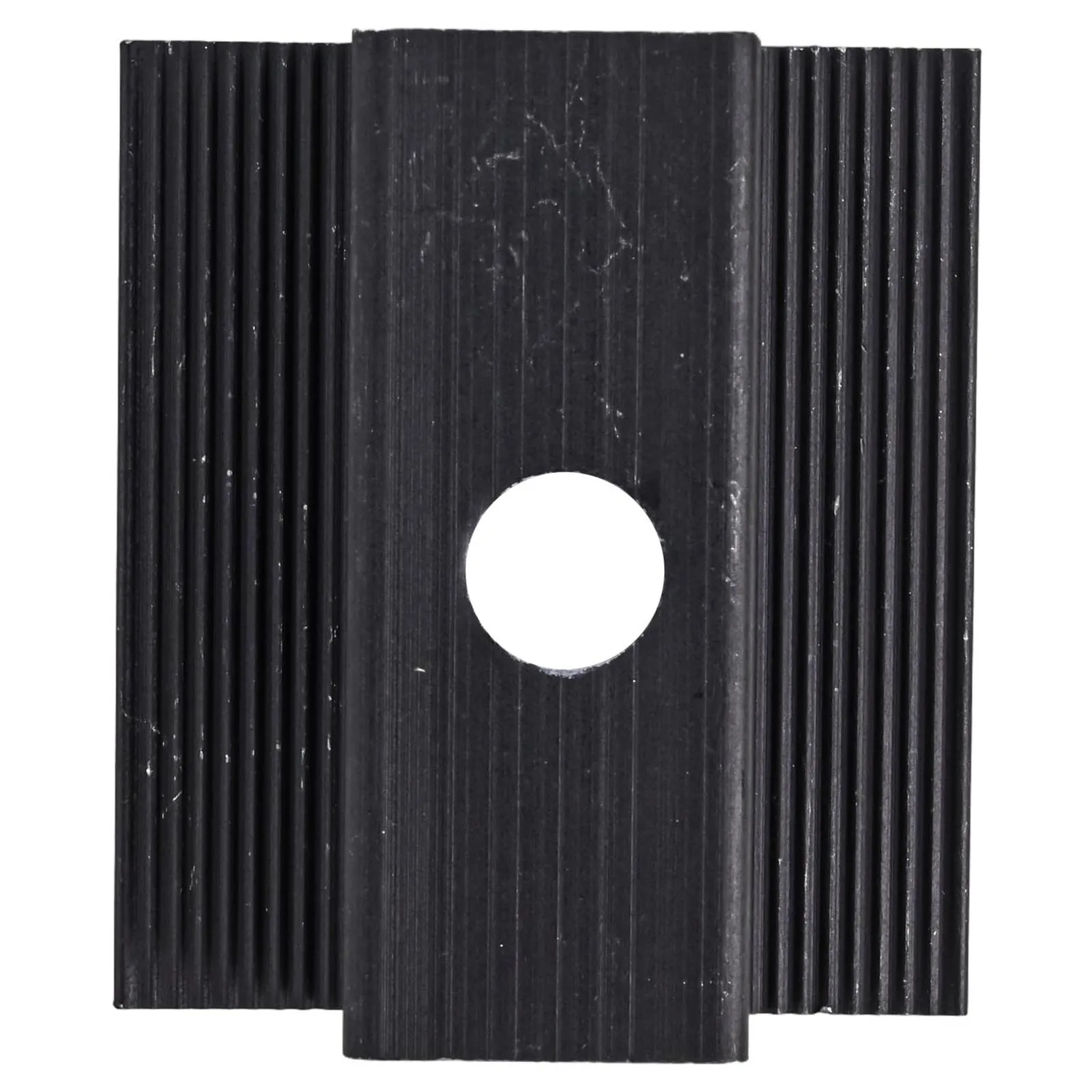 Black Middle Clamp Set for Solar Panels Aluminum Construction Includes Wrench and Slot Nut  Black Middle Clamp