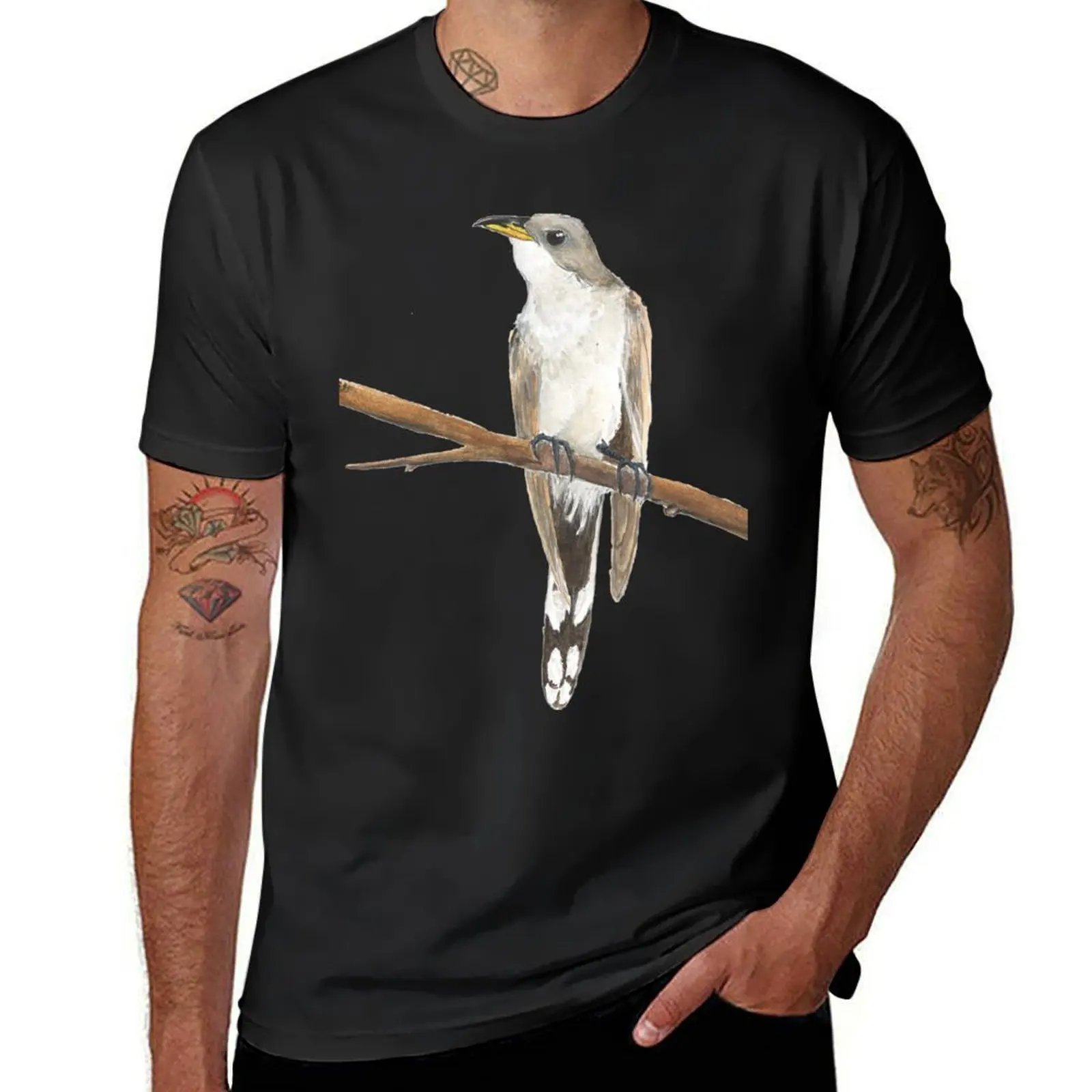 

Yellow-billed Cuckoo T-Shirt oversizeds anime korean fashion men clothes