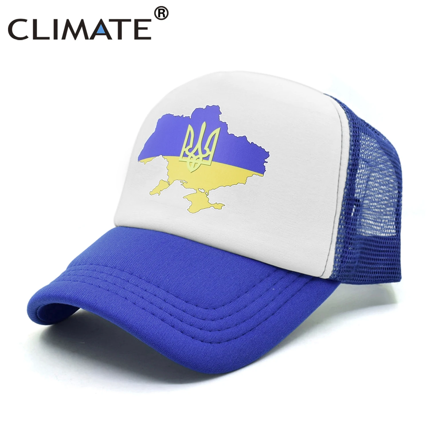 CLIMATE UKRAINE Map Cap Ukraine Emblem Flag Trucker Cap Ua Ukrainian Men Baseball Caps Black Cool Trucker Caps Hat for Men Kid