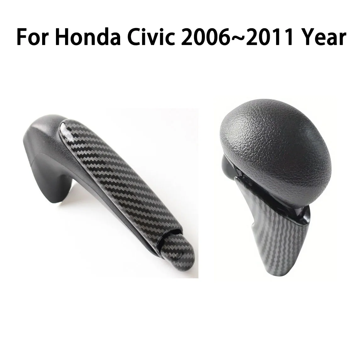 

Ручка переключения передач и ручка тормоза для Honda Civic 2006-2011, 47115-SNA-A82ZA, 54130-SNA-A81, карбоновый дизайн, стайлинг автомобиля