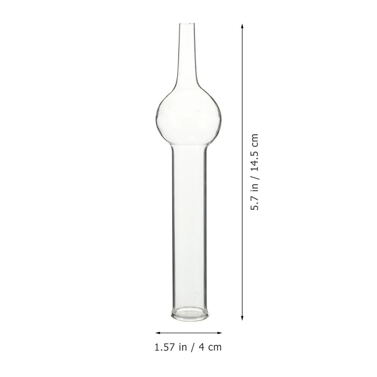 5 Pcs Chemical Experiment Equipment Teaching Glass Drying Tube Single-ball Tubes for Laboratory