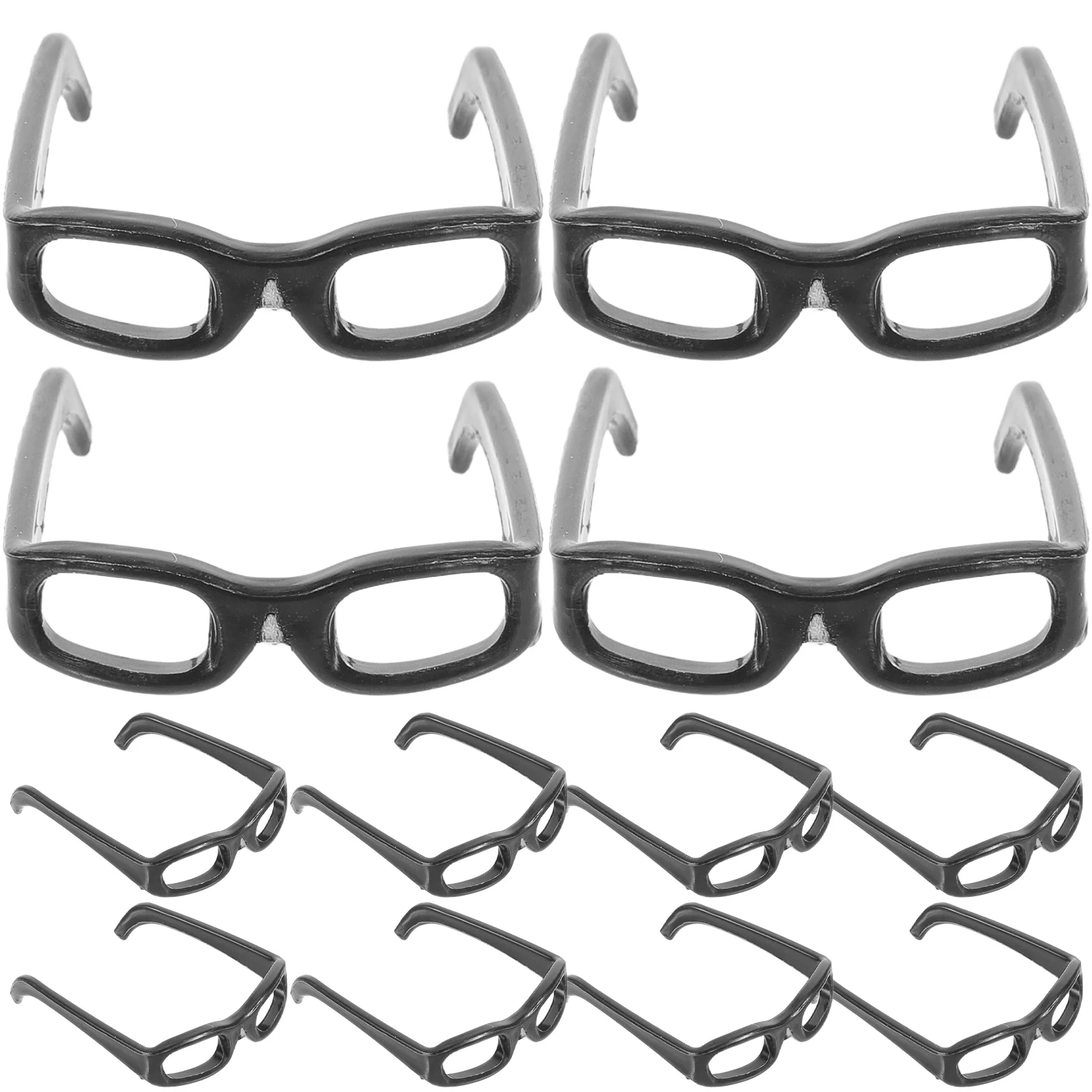 60 Pcs Toys Mini Glasses Baby Sunglasses Plastic for Little Black Eyeglasses