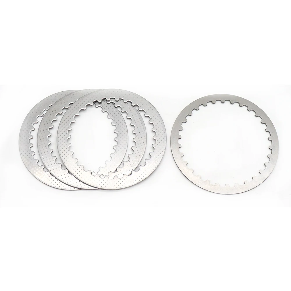 Motorcycle Accessories Steel Plate Friction Disc Kit For Kawasaki Z400 EX400 NINJA 400 ZX4R ZX4RR ZX400R ZX400RR 2018-2024