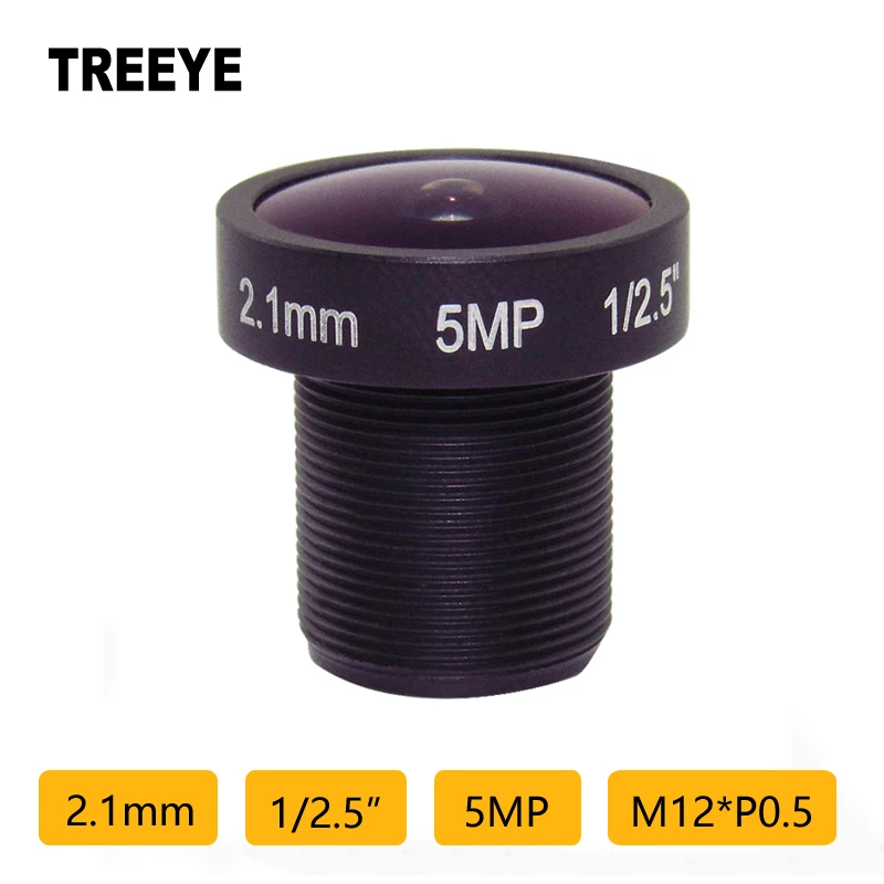 

5MP HD 2.1mm CCTV Lens 5.0Megapixel IP Camera Lenses MTV Board IR M12 Lens F2.0 1/2.5" HD USB Video Surveillance Camera Lens