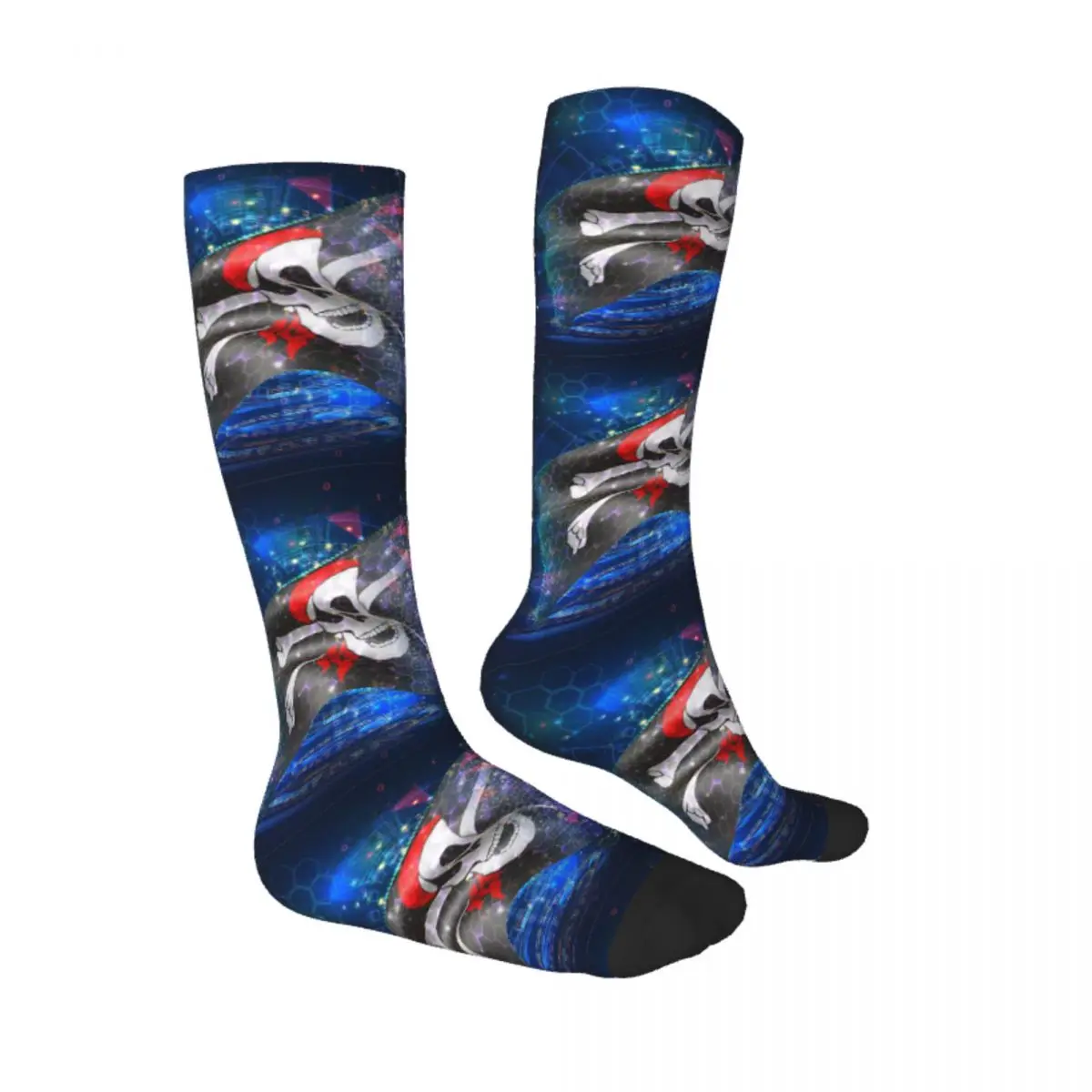 Virtua Abstract 3d  rom Triangular Socks Harajuku Soft Stockings All Season Long Socks Accessories for Unisex Birthday Present