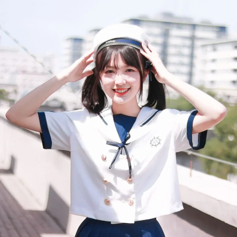Nuovo arrivo stile college giapponese Jk imposta uniforme scolastica ragazze stile navy autunno scuola superiore donna novità abiti da marinaio uniforme
