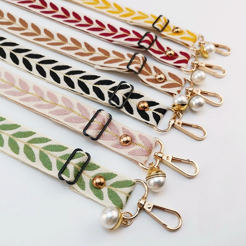 Long Phone Lanyard with Pearl Pendant - Anti-Loss Strap Clip, 2 Small Ropes, Multiple Colors Available
