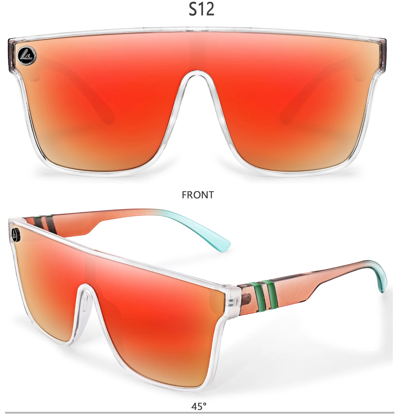 Loisruby Marke Männer Frauen Sonnenbrille fahren uv400 mehrfarbige Brillen Sport Luxus Outdoor Radfahren Angeln Sonnenbrille – Detail 14