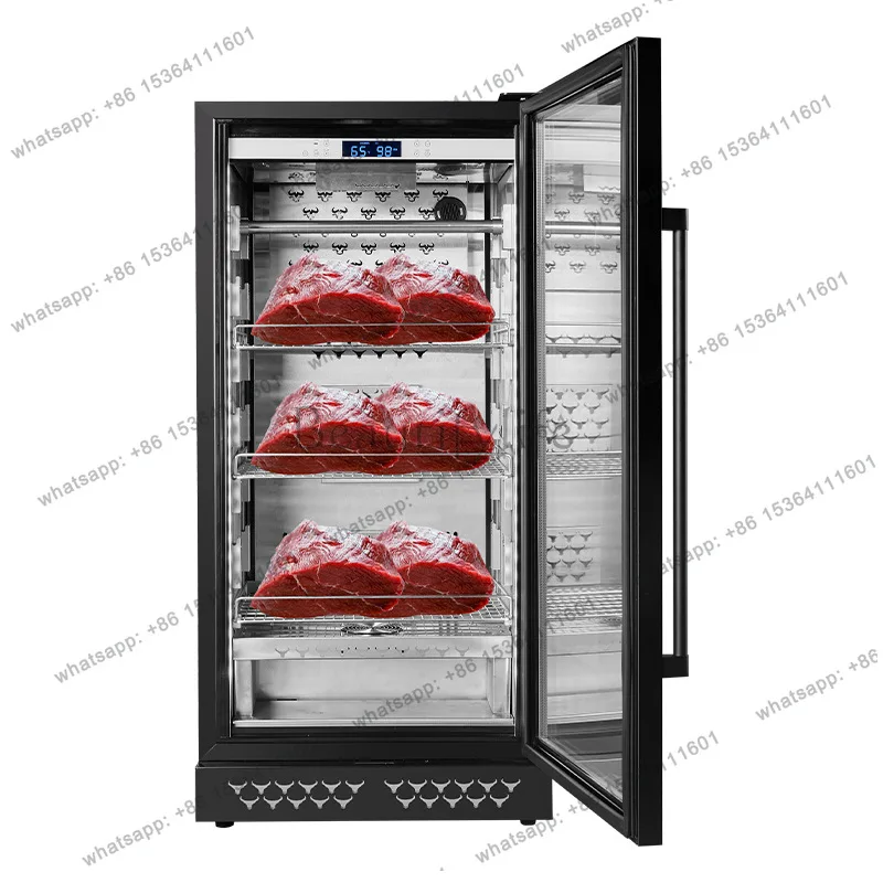 Hot refrigerated display cabinet change voltage power supply wet fresh meat acid cabinet
