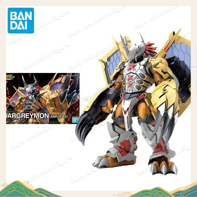 

In Stock Bandai Original Digital Monster Figure-rise Standard Anime Figure Model WARGREYMON AMPLIFIED Action Toy Gifts for Kids.