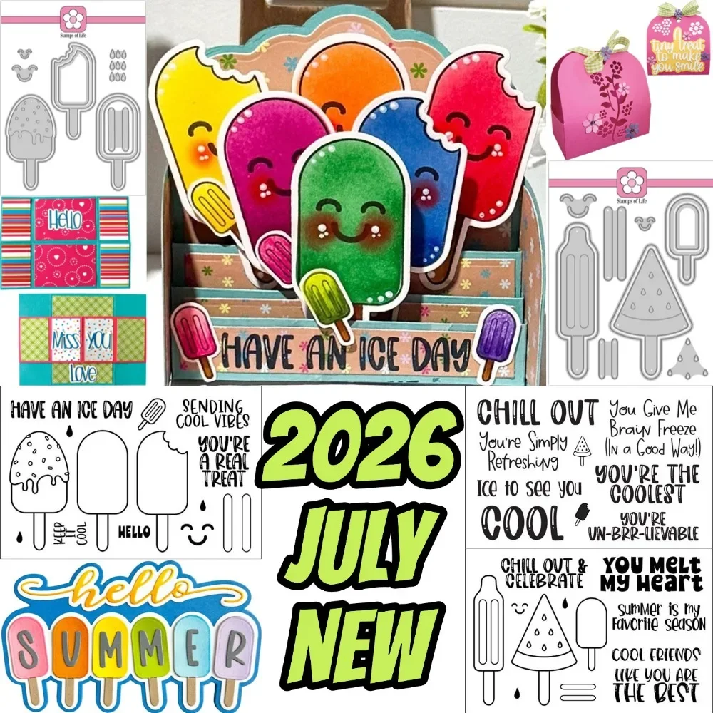Peeled Banana 2026 New Cutting Dies Scrapbook Diary Decoration Stencil Embossing Template DIY