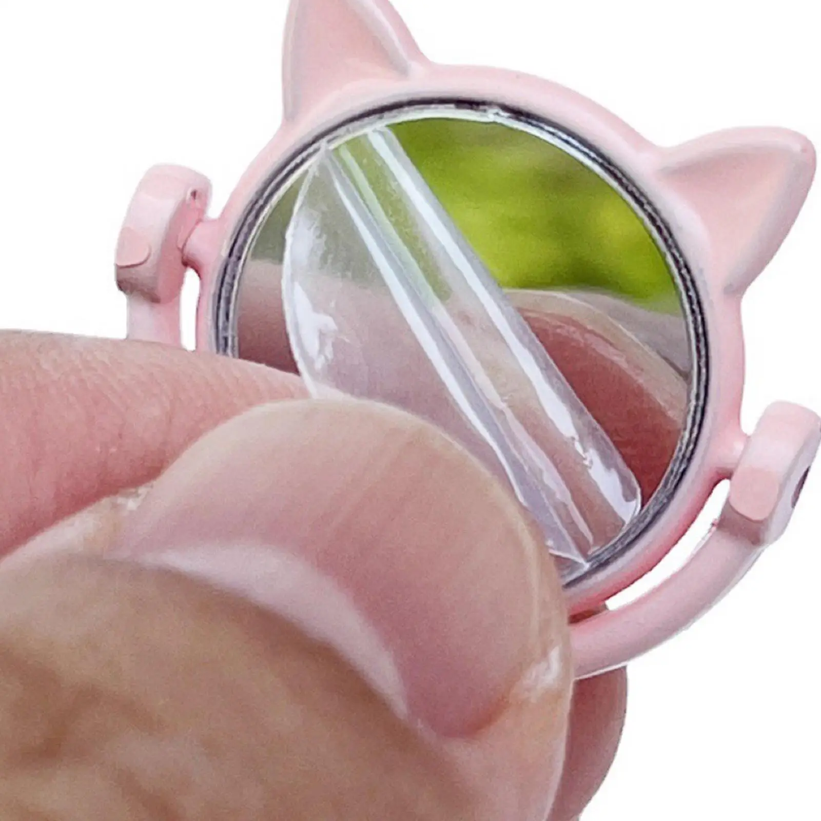 

1 12 Miniature Dollhouse Vanity Mirror Rotating Makeup Desk Model with Comb Accessories for Doll House Bathroom Scene