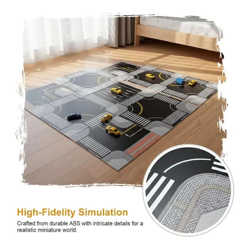

N Scale Road Base Plate for Model Railway PVC Simulation High Detail Micro Landscape Board