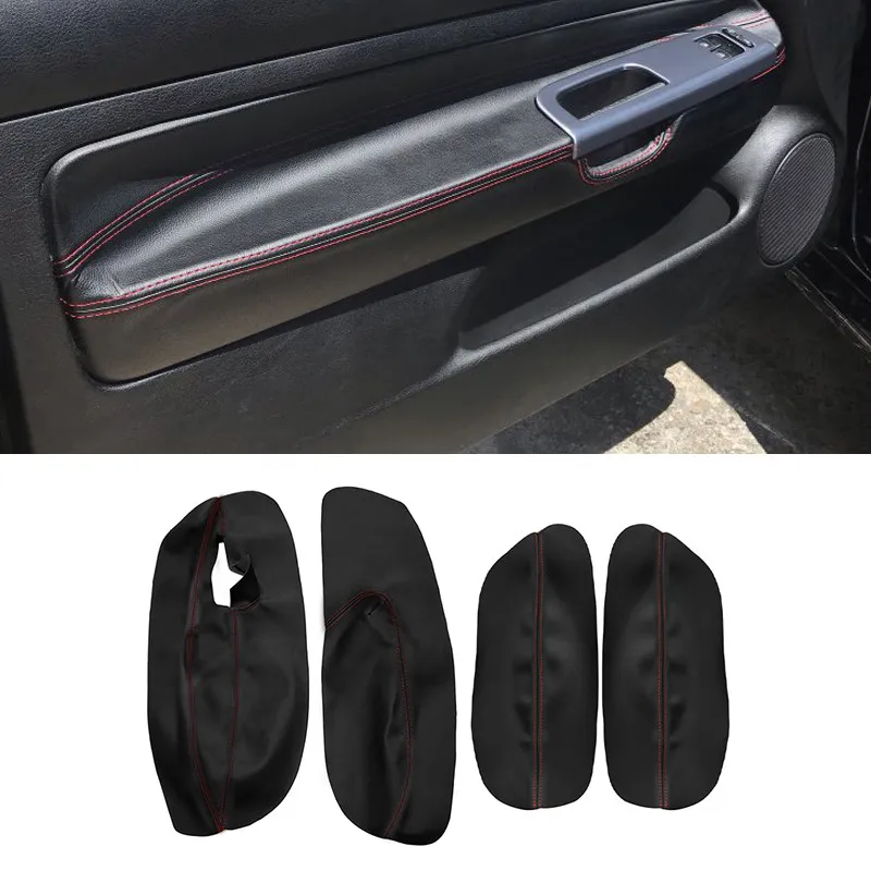 

For VW Golf 4 MK4 Jetta 1999 2000 2001 2002 2003 2004 2005 ONLY 3 DOORS Car Microfiber Leather Door Armrest Panel Cover Trim