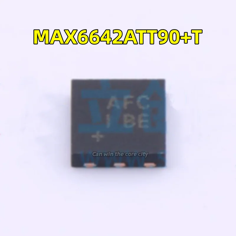

5-100 PCS / LOT New MAX6642ATT90 + T package TDFN-6 screen print AFC temperature sensor chip is originally available