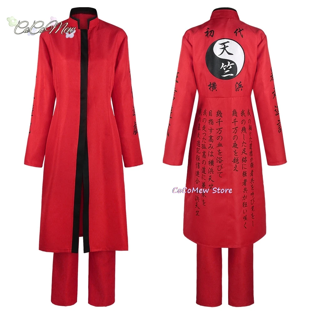 Anime Tokyo Revengers Cosplay Kurokawa Izana Cosplay Rindo Haitani Costume Red Black Uniform Halloween Carnaval Party Clothes