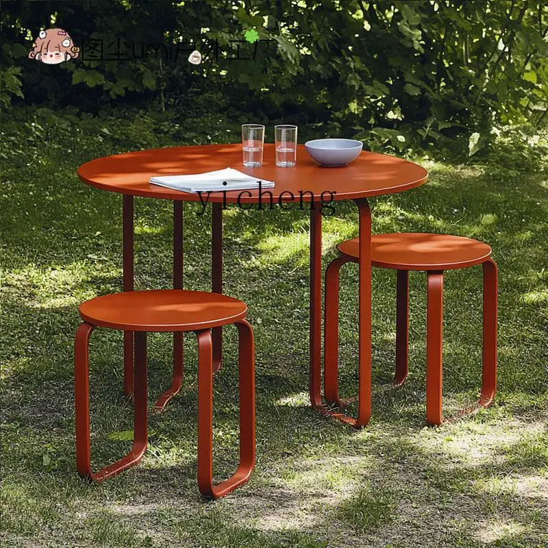 

FY outdoor courtyard restaurant, tables and chairs, leisure chairs, commercial street, rest area, pedestrian street