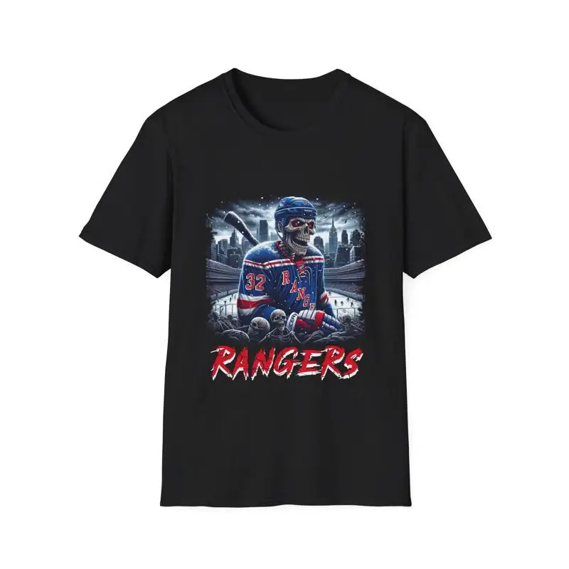 Ice Cold Terror Ny Rangers Horror Mashup T Shirt