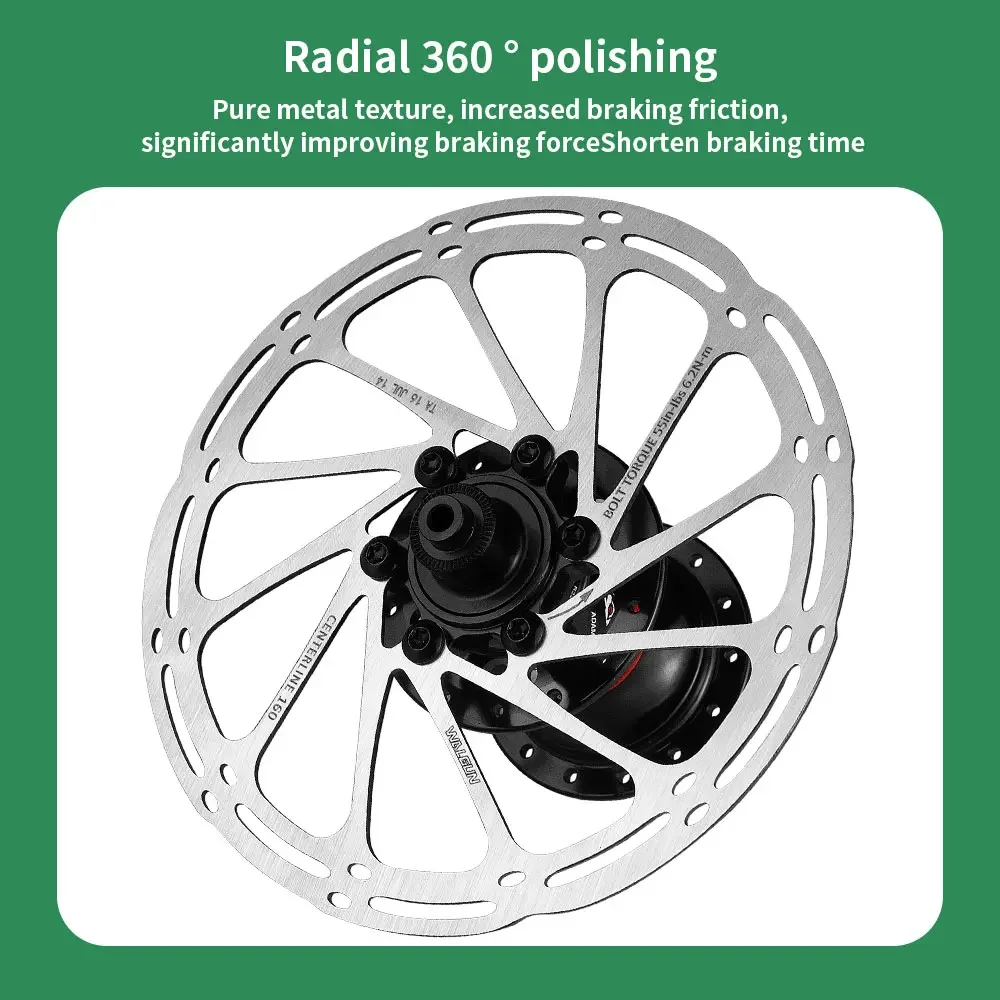 Bicycle Disc Brake 160mm 180mm 203mm Stainless Steel Road Mountain MTB Folding Bikes Hydraulic Disc Brake Rotors Cycling Parts image 5