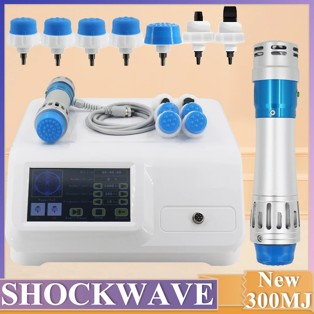 

Professional Shock Wave Therapy Machine For Effective ED Treatment Body Massage Pain Relief 300MJ Shock Wave Portable Massager