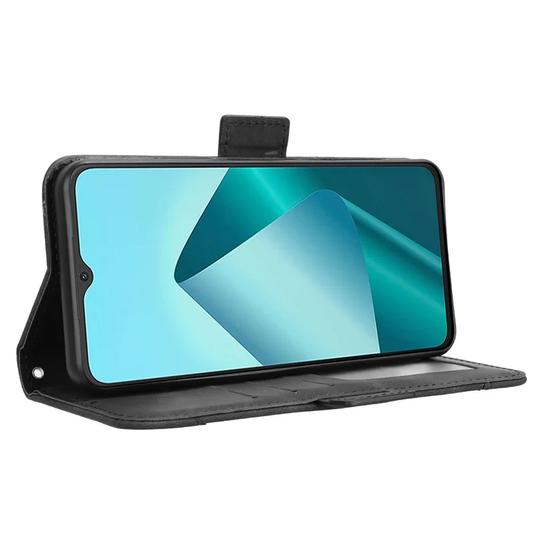 For Wiko T20 Case Skin Feel Solid Color Leather Capa For Wiko T20 Case Card Slot Protect Mobile Phone Case image 4
