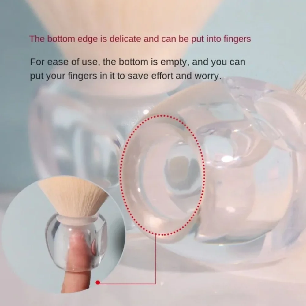 Geschenke Tragbarer Rougepinsel mit Rillen Make-up-Werkzeug Kleine lose Puderpinsel Multifunktions-Make-up-Pinsel