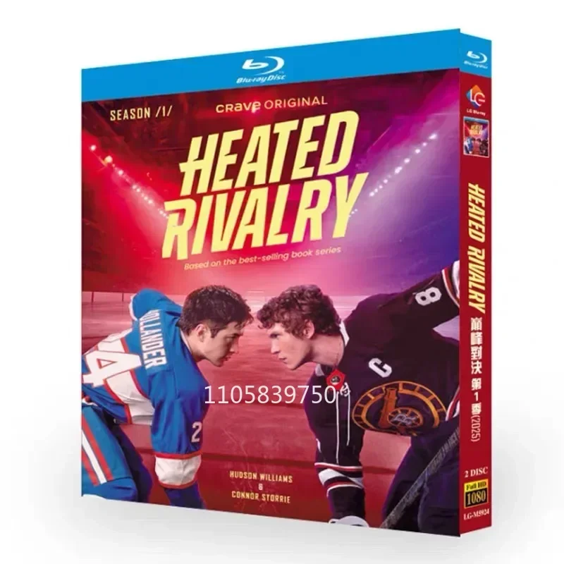Heated Rivalry Season 1 (2025) 2BD All Region New Box Set English Pronunciation High Definition BD Blu-ray Disc