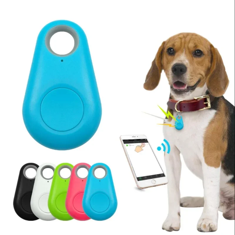 Anti-lost mini smart GPS pet locator, waterproof Bluetooth locator, children's GPS tracker, pet GPS tracker, car key ring access