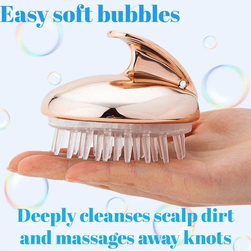 

New Scalp Massager Shampoo Brush, Hair Washing Massager, Silicone Soft Teeth Shower Hair Brush