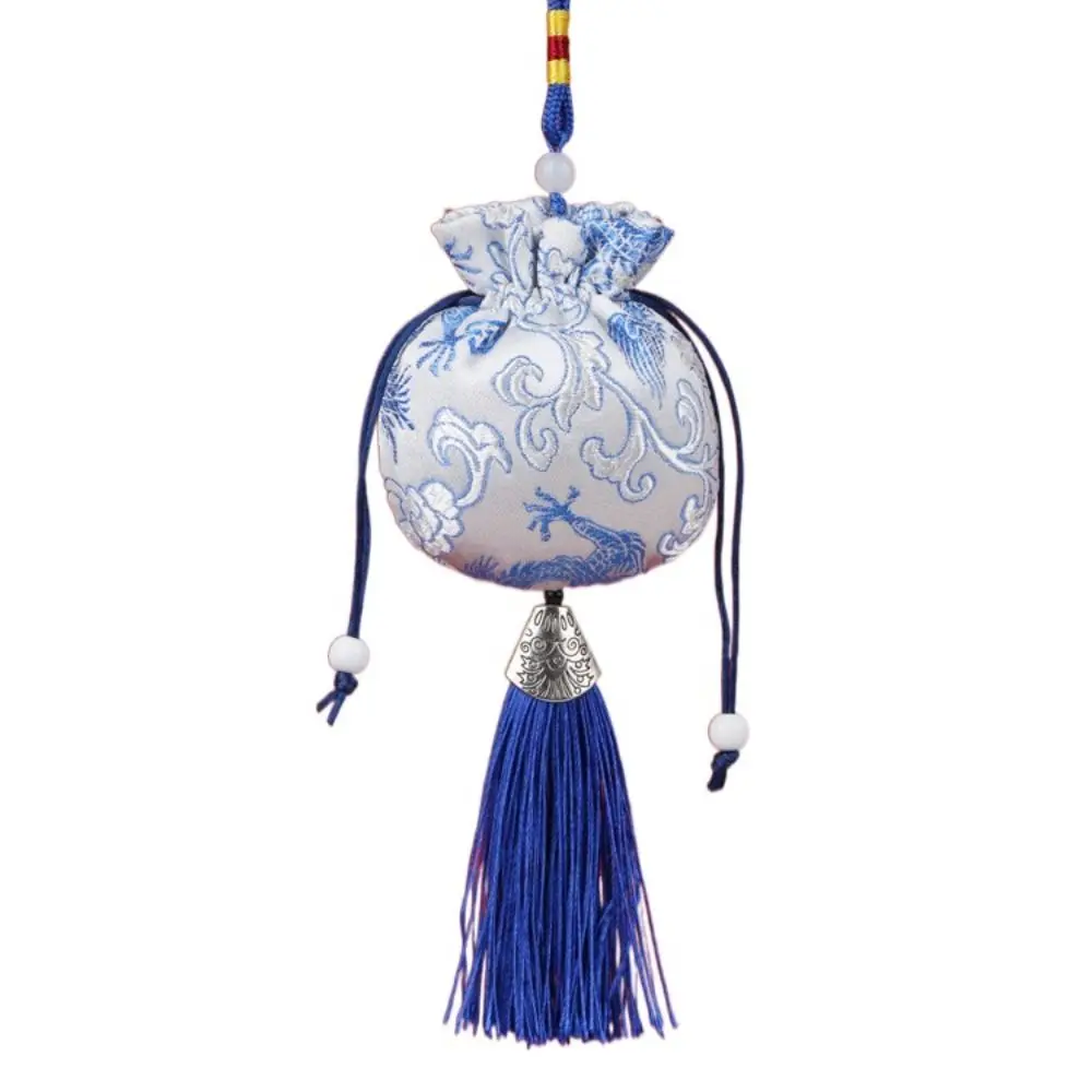 Smooth Flower Women Sachet Embroidery Hanging Chinese Style Sachet Pendant Small Pouch Jewelry Storage Bag Children