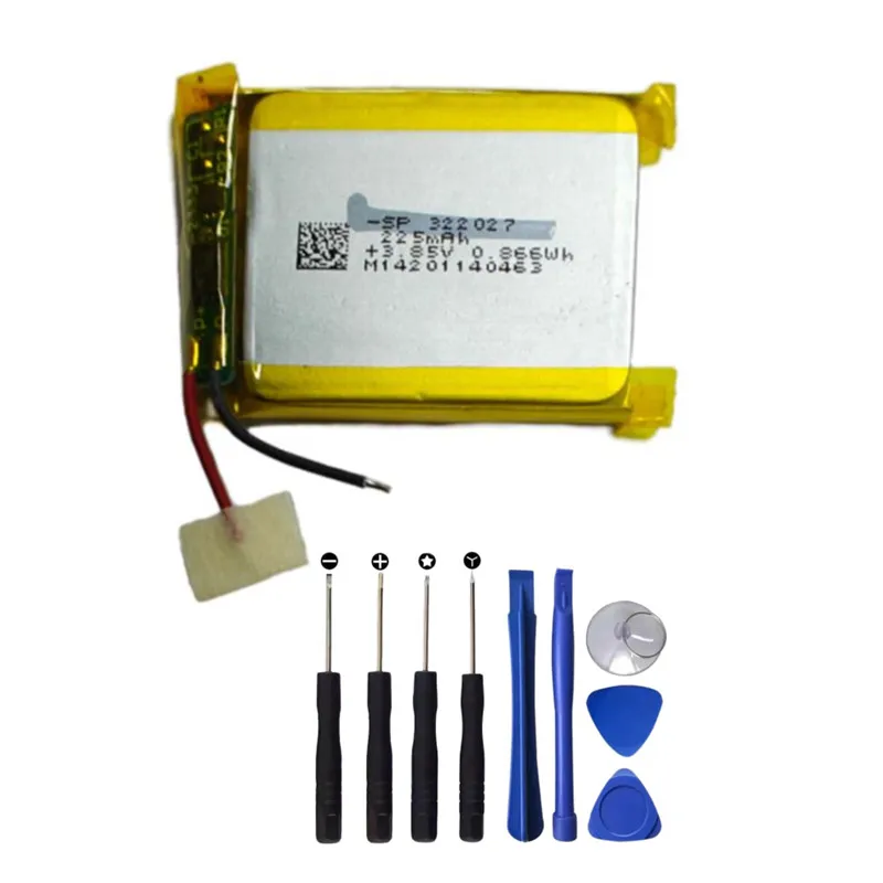 

Replacement battery for Jiaming VENU 2 smart watch 361-00139-10 225mAh battery