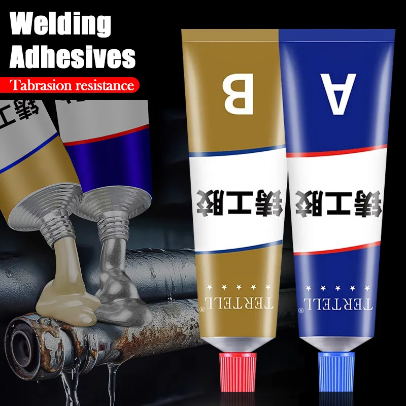 20-300g High Strength Metal Repair Glue Strong Casting AB Glue Liquid Metal Welding Filler  Metal Repair Adhesive Repair Tool