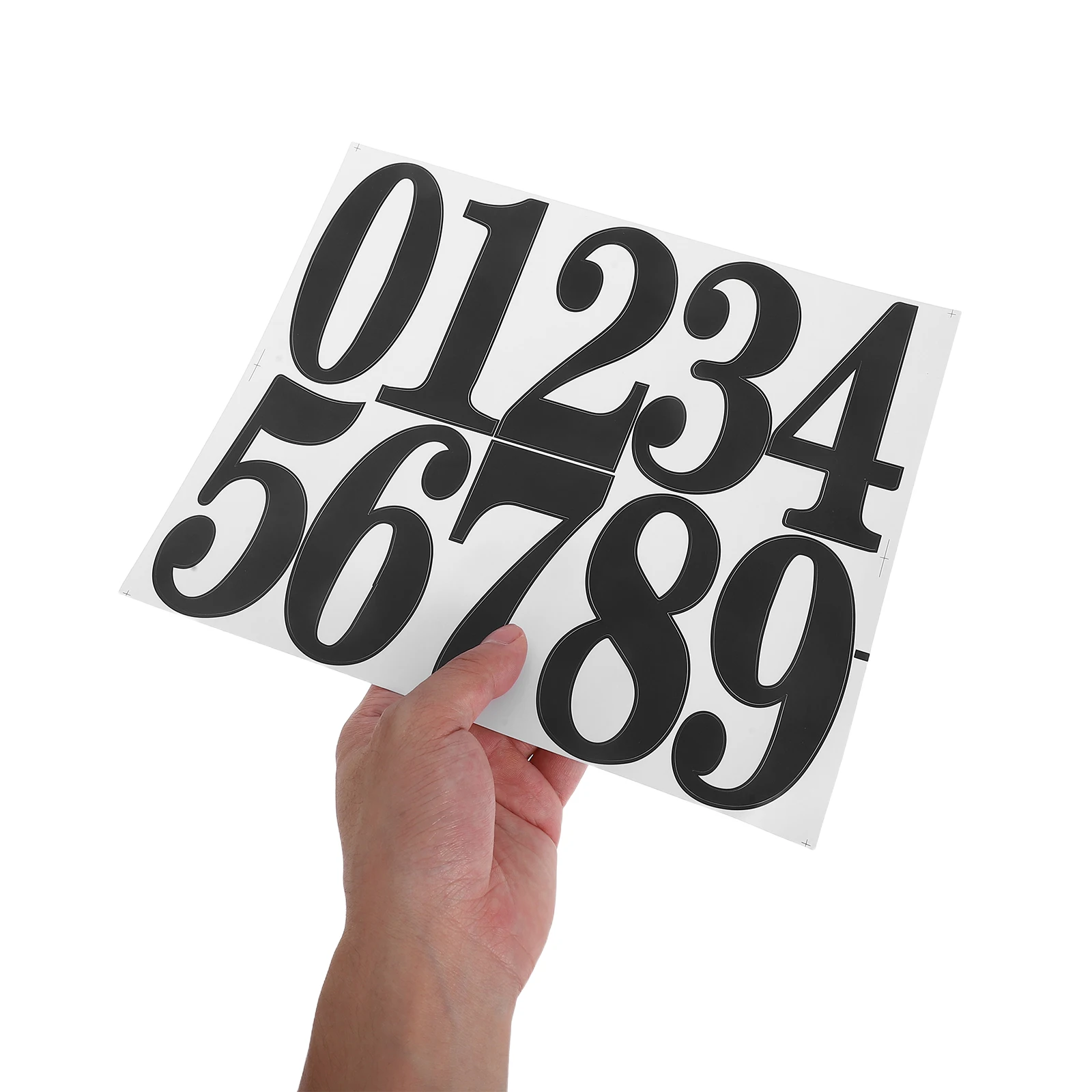 

8 Sets Email Number Sticker Stickers Address Numbers for House Water Proof Door Paper Mailbox Apartment Front
