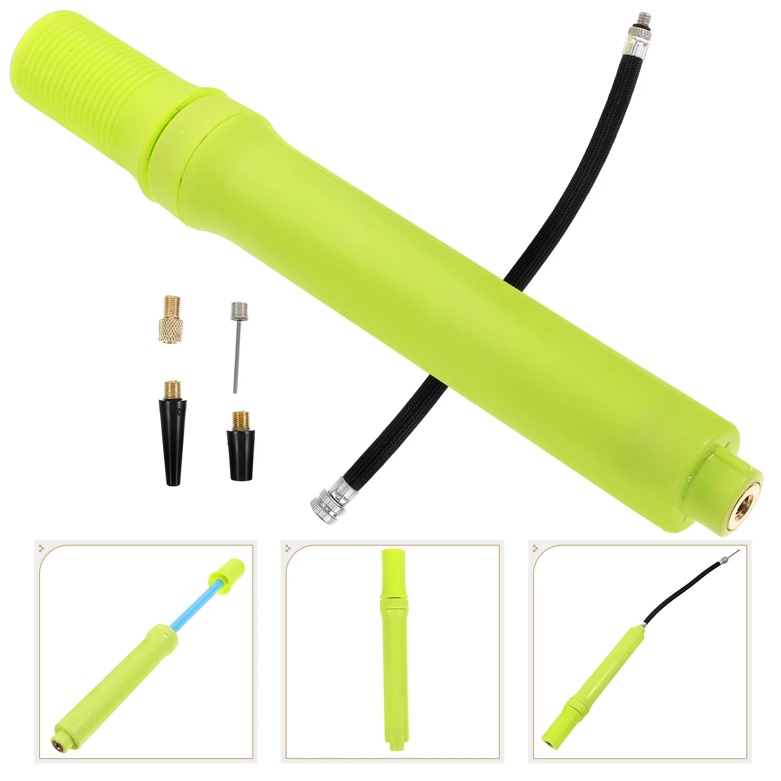 

Multifunction Mini Pump Air for Bike Tires Balloon Inflator Abs Inflatable Portable