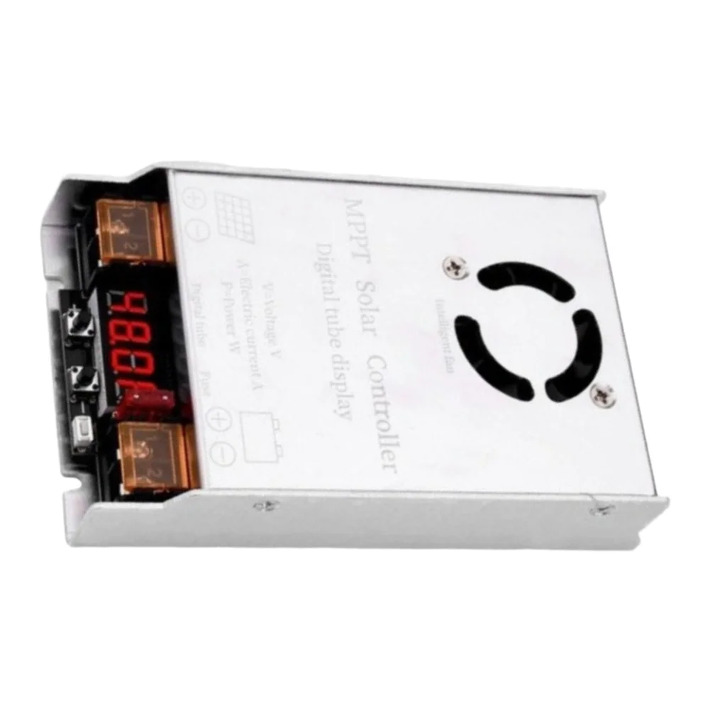 DC 12-50V MPPT For Solar Controller for 24V 36V 48V 60V 72V For battery Charging 98% Efficiency IP30 Protection Metal Body