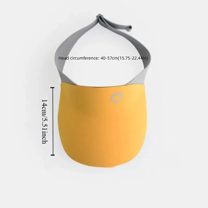 Мягкая бесшовная шляпа от солнца в корейском стиле, затеняющая шляпа контрастного цвета, летняя детская шляпа от солнца с защитой от УФ-лучей, детская пустая верхняя кепка для детей