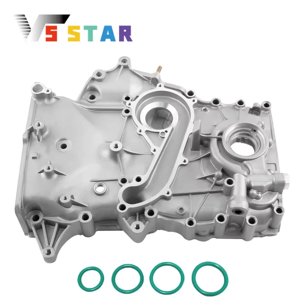 

11310-75070 11310-75073 11310-75071 Aluminum Engine Timing Cover with Oil Pump For 2005-2015 TOYOTA Tacoma 2.7L L4 16V AP-1047