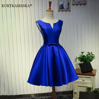 Elegant ซาตินชุดราตรีเกสต์ Mini ชุดผู้หญิง2022ฤดูร้อนเซ็กซี่ Slim เจ้าสาวปาร์ตี้ Vestido Madrinha De Casamento วันเกิด