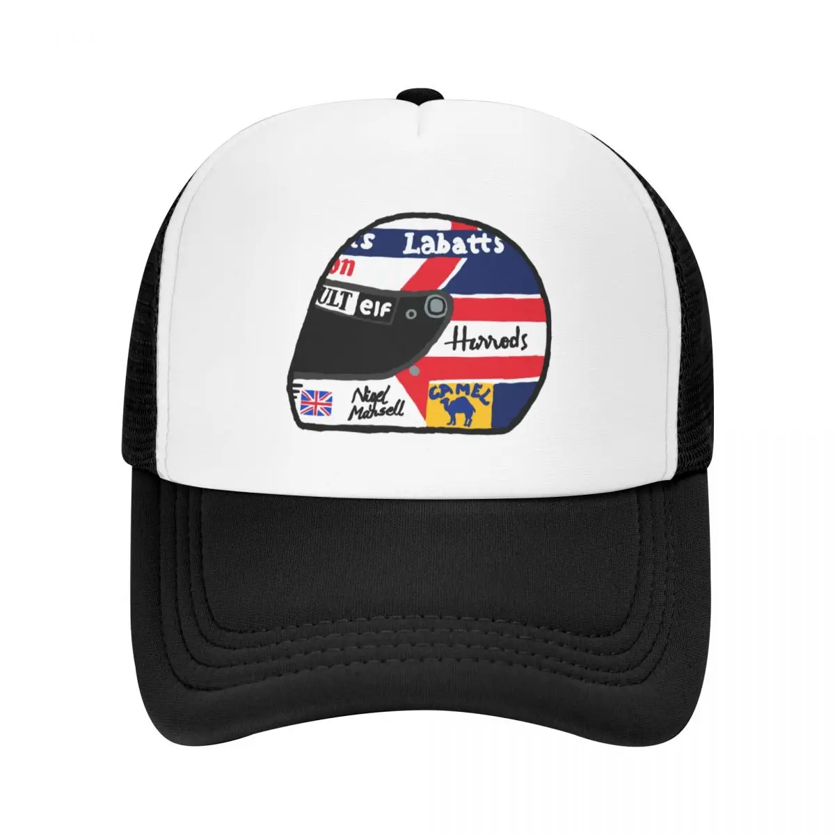 

Nigel Mansell Helmet Baseball Cap summer hat derby hat Fashion Beach Hats For Men Women's