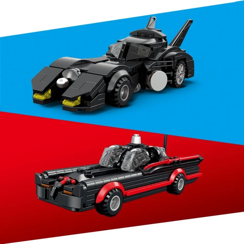 Classic Bat Chariot Car Car Building Blocks MOC Model Toy Children's Educational Toys Vehicle Festival Gifts for Boys Kids