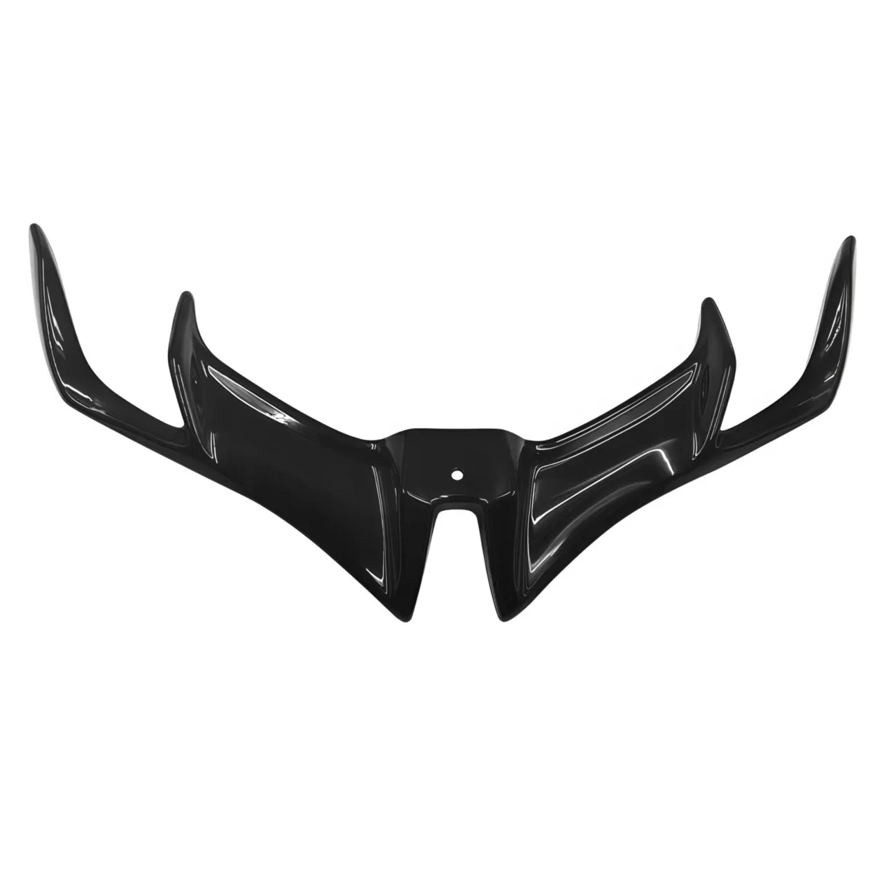 Motorcycle Modification Black R15V3 Winglets Aerodynamic Guards ABS Plastic Construction Direct Fit Installation