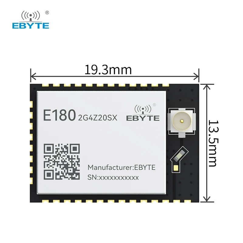 Zigbee 3.0 Wireless Module EBYTE E180-2G4Z20SX Self-Organised Networking Industrial XBEE Low Power Consumption MESH SMD 20dBm