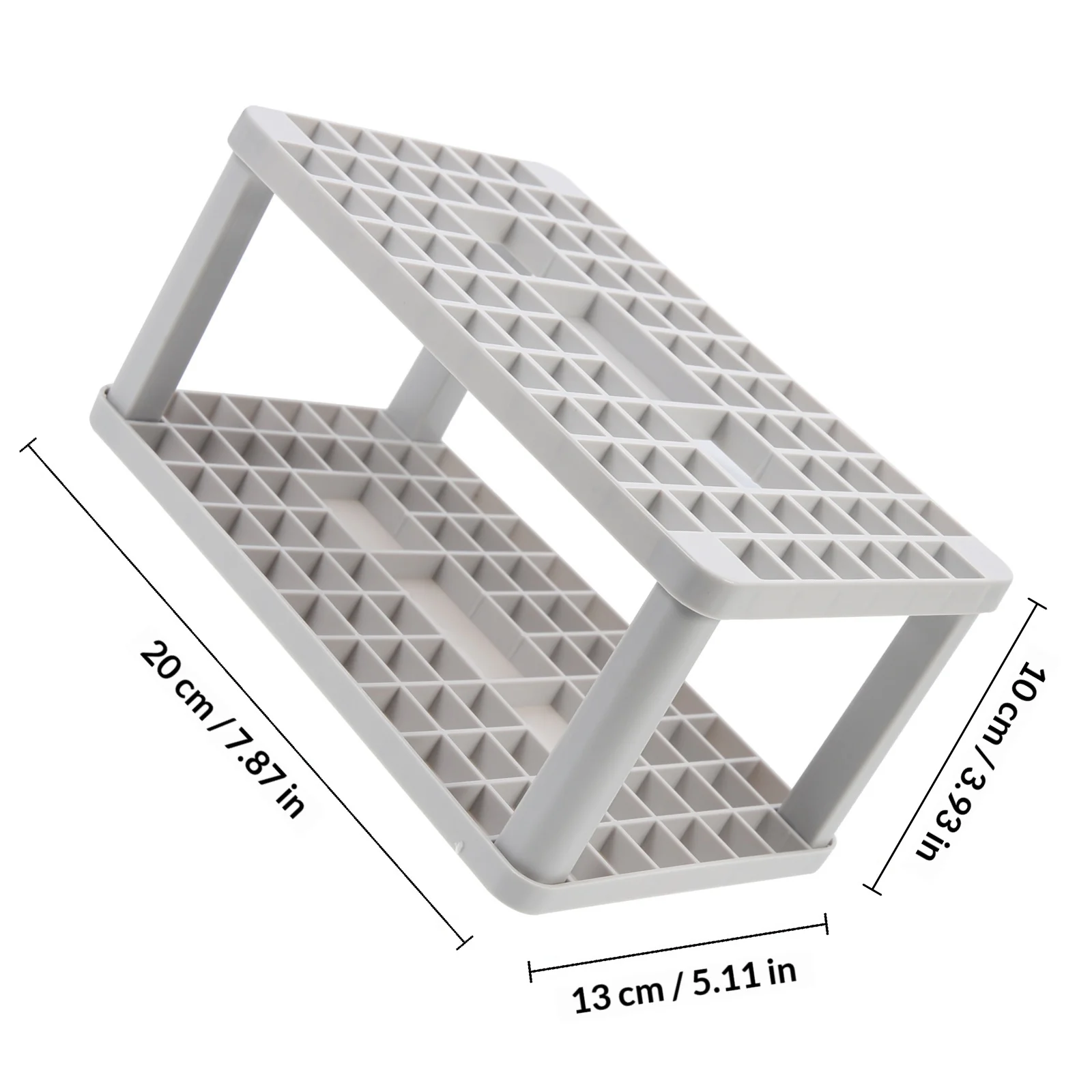 2개입 홀더 스타일리시 사각형 메이크업 브러시 랙 멀티 슬롯 도구 정리함 드로잉 페인팅 용품 페인트 브러시 홀더