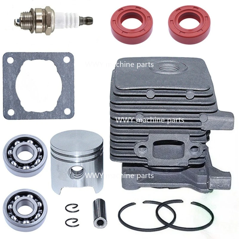 For FS55 FS45 BR45 HL45 HS45 HS55 Cylinder Assembly, Cylinder Block, Piston, Oil Seal Bearings 34mm